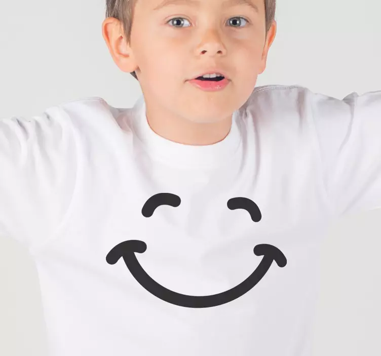Tshirt Kind Smiley-shirt - TenStickers