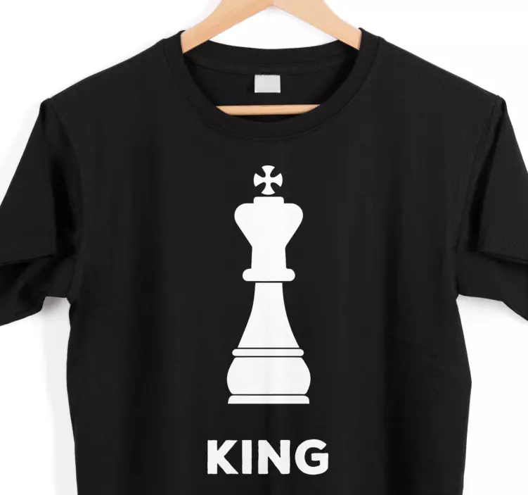 König schachfigur individuelles T-Shirt - TenStickers