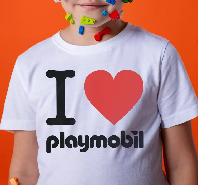 Liebe playmobil individuelles T-Shirt - TenStickers