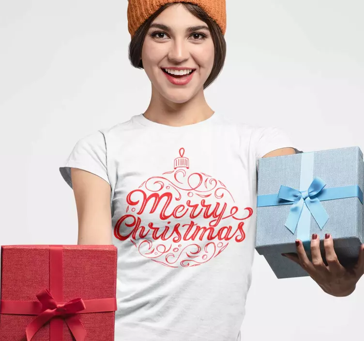 Weihnachts T Shirt Merry Christmas - TenStickers