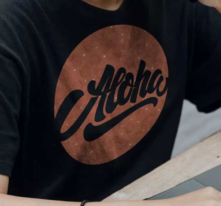 T Shirt Muscheln Aloha muschelgalaxie - TenStickers