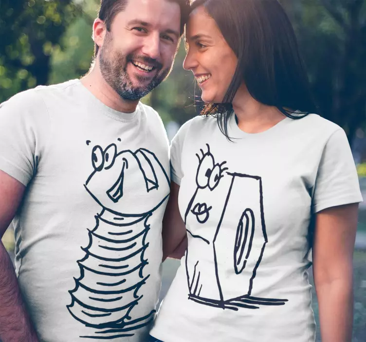 Partner T Shirt Mutter und Schraube - TenStickers