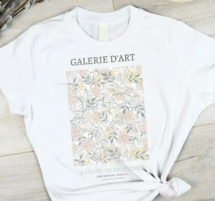 Original T Shirt blumengalerie d'art - TenStickers