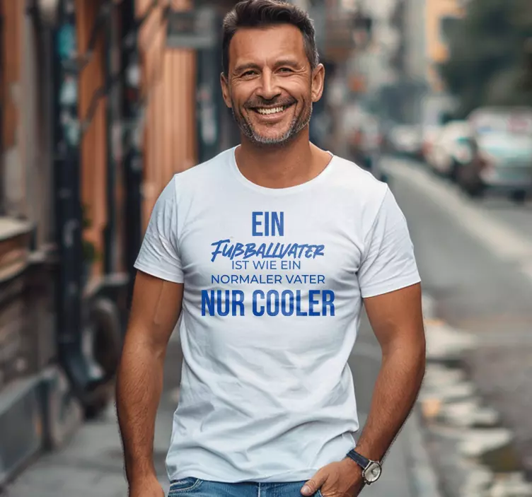 Original T Shirt Fußballvater - TenStickers