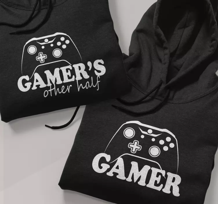 Paar Kapuzenpullover Gamer - TenStickers