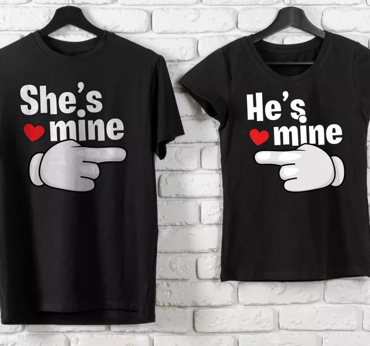 Partner T Shirt She´s mine - TenStickers