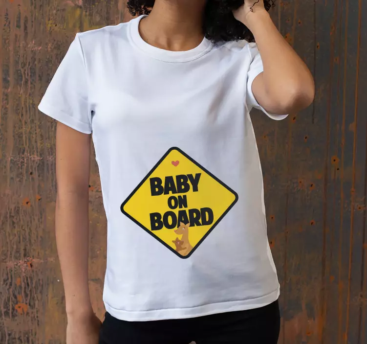 T-Shirt Baby on-board-design - TenStickers