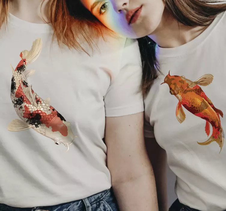 Fisch T Shirt Koi - TenStickers