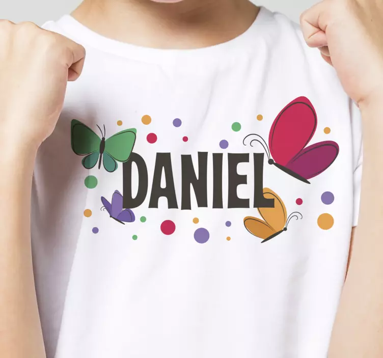 T Shirt Schmetterling Schmetterlinge fliegen für kinder - TenStickers