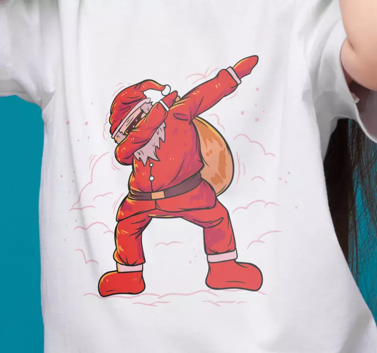 Weihnachts T Shirt Weihnachtsmann Dab - TenStickers