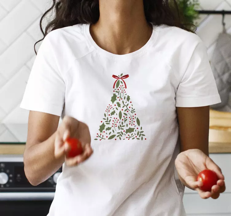 Weihnachts T Shirt Weihnachtsbäume schönes T-Shirt - TenStickers