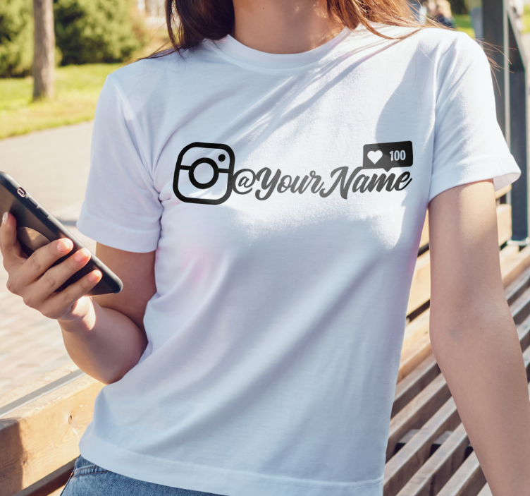 T-Shirts mit Namen instagram-likes - TenStickers