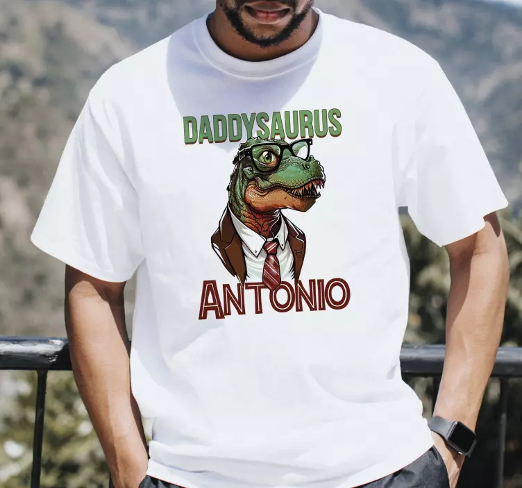 T Shirt Vatertag Papa saurus - TenStickers