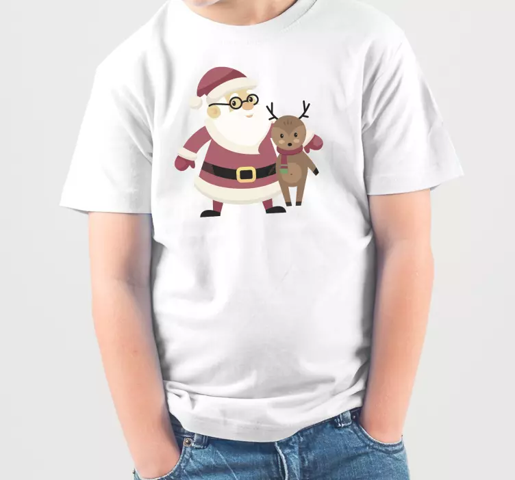 Weihnacht T Shirt lustiger weihnachtsmann - TenStickers