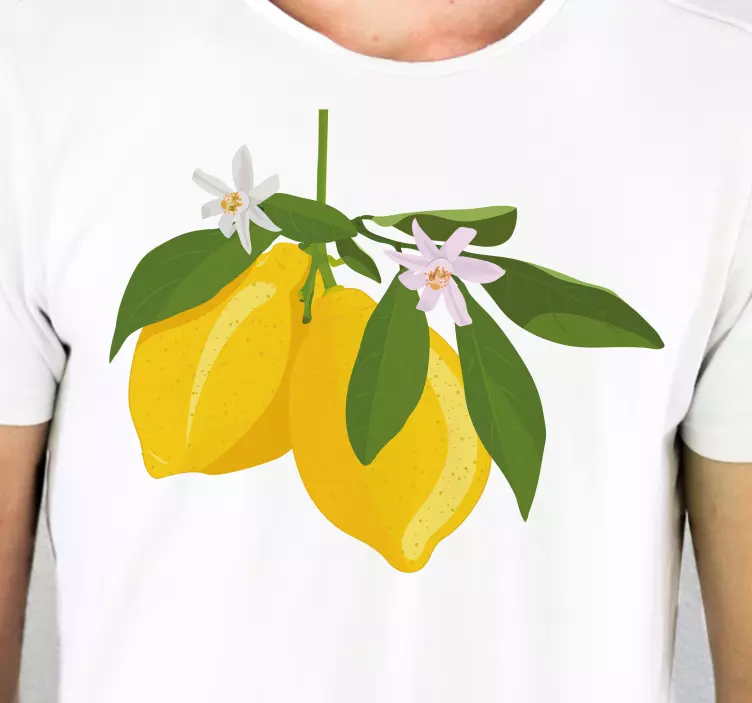 T Shirt Zitrone Zitronenbaum - TenStickers