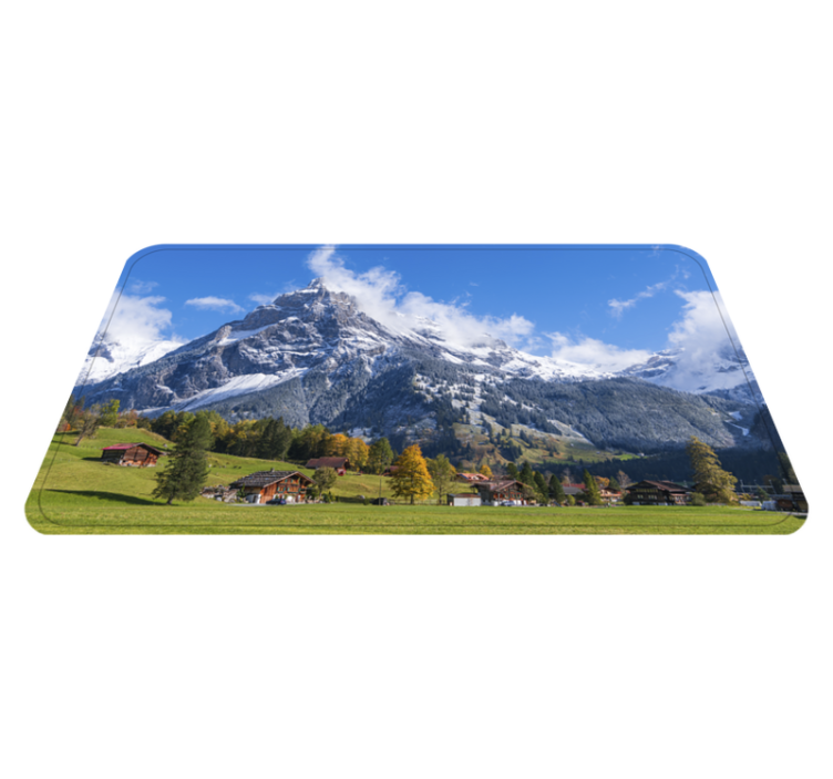 Vinyl Teppich Bad alpenblick - TenStickers