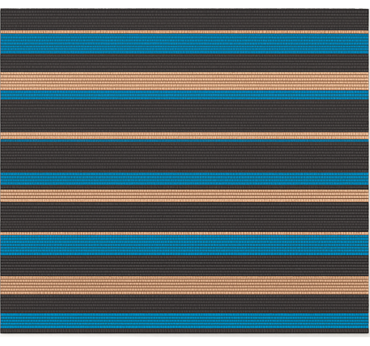 Vinyl Teppich Küche dunkler ton, gewebter effekt - TenStickers