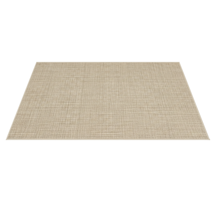 Vinyl teppich imitation struktur beige stoffeffekt - TenStickers