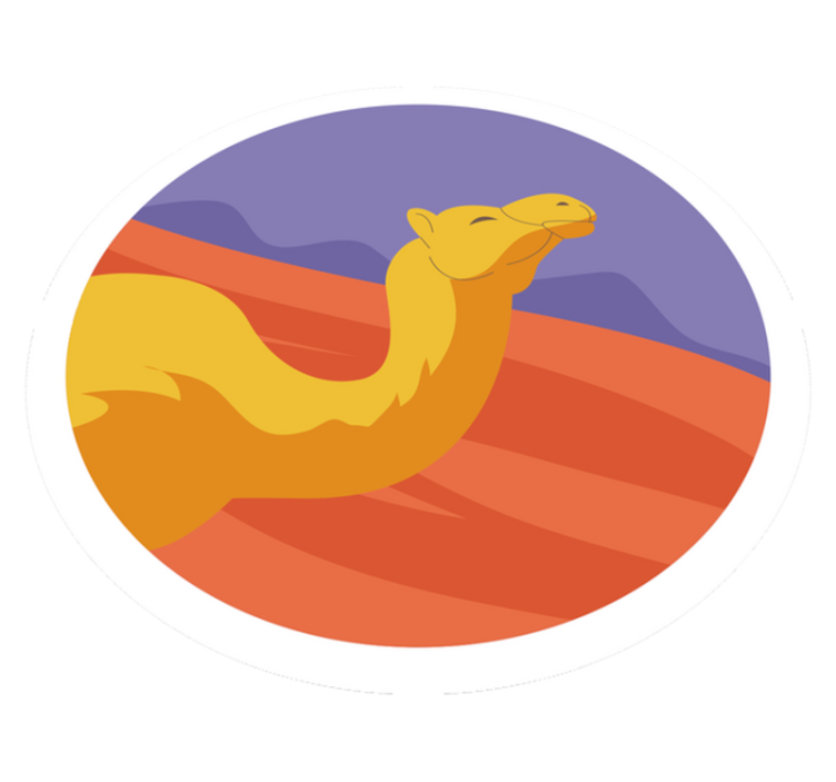 Vinyl teppich tiere wüstentiere - TenStickers