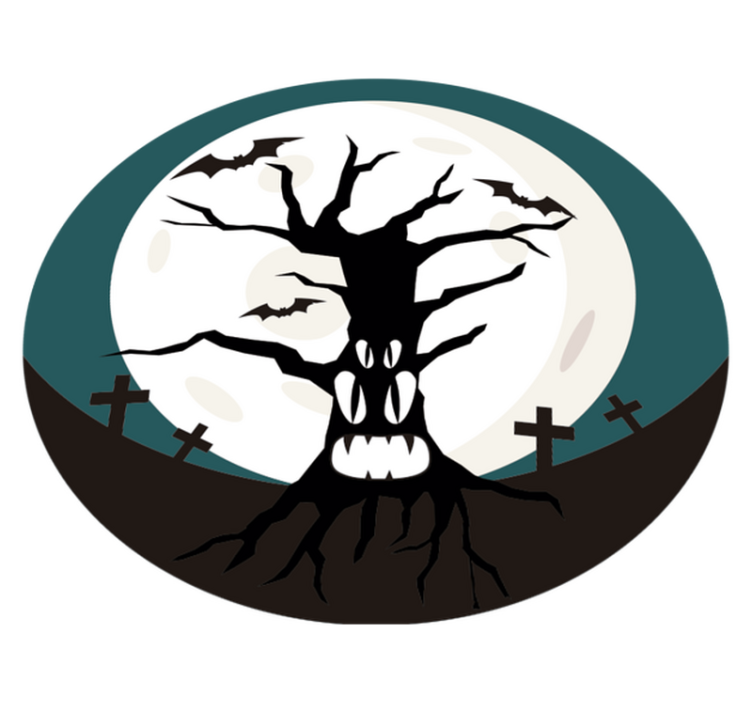 Vinyl teppich halloween für gruselige stimmung - TenStickers