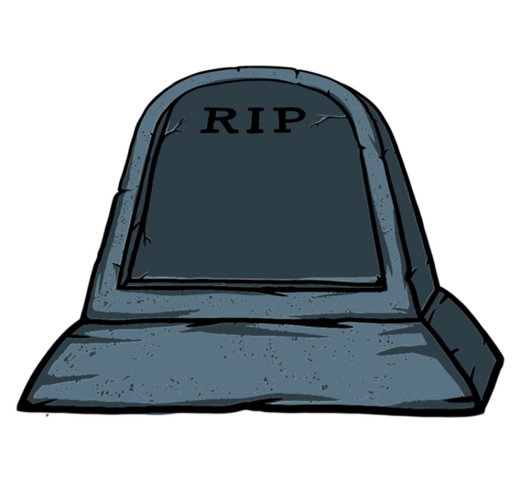 Vinyl teppich halloween grab seltsam und ungewöhnlich - TenStickers