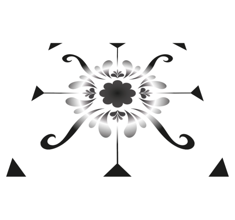 Vinyl teppich bad im fliesenmuster - TenStickers