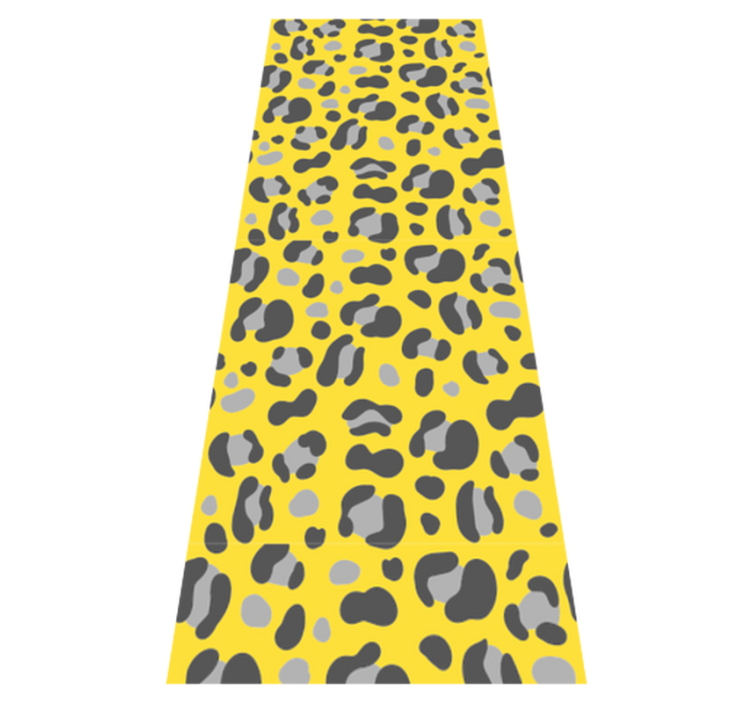 Vinyl teppich tiermuster pantone leopardenmuster - TenStickers