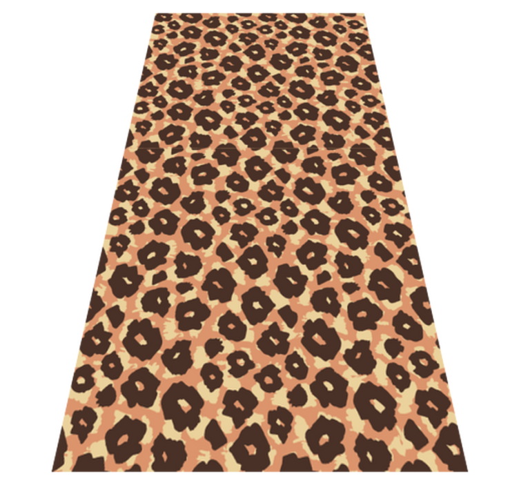Vinyl teppich tiermuster samtweiche leopardenimitation - TenStickers