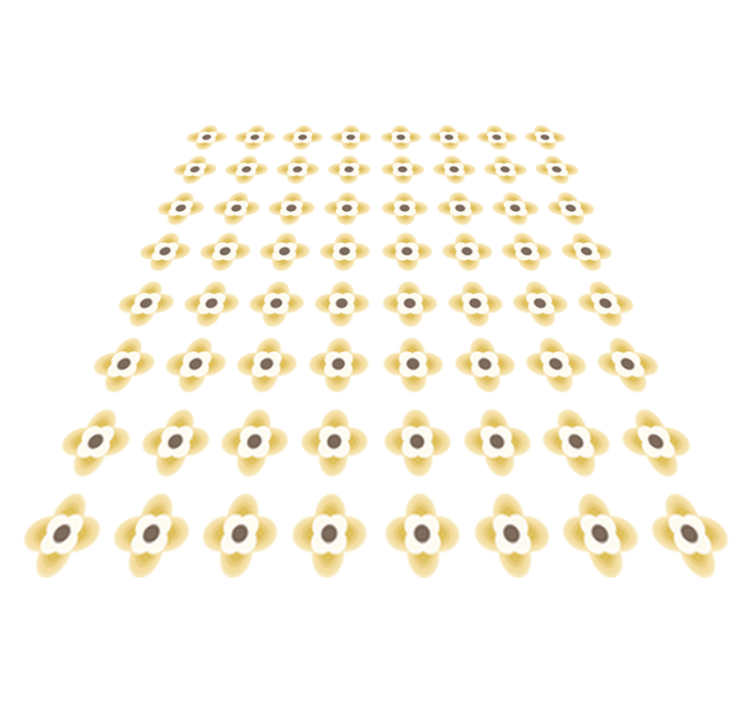 Vinyl teppich natur botanische komposition ansatz - TenStickers