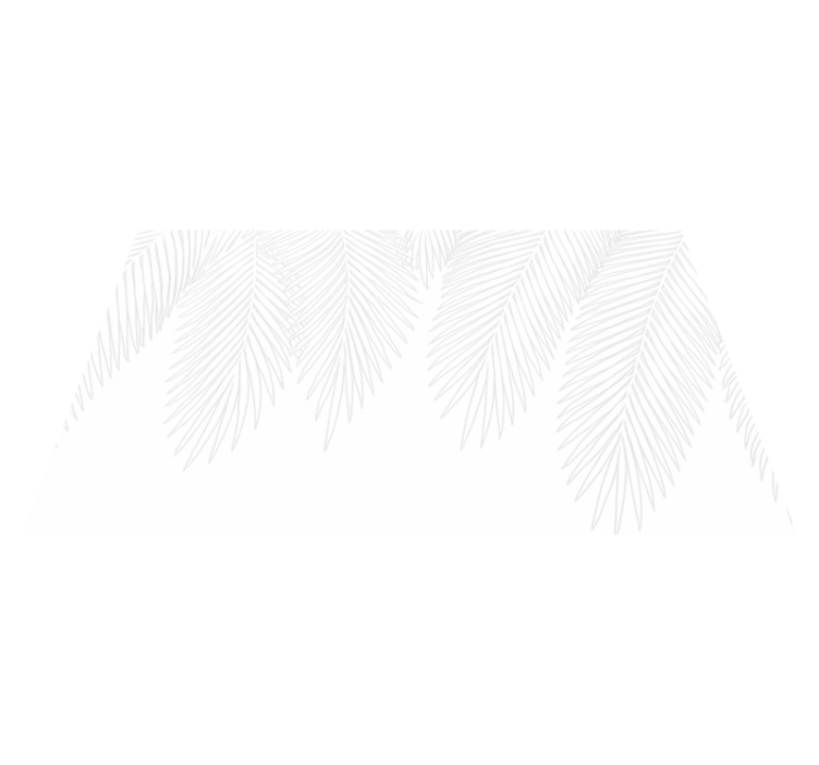 Vinyl teppich schlafzimmer neutrale palme - TenStickers