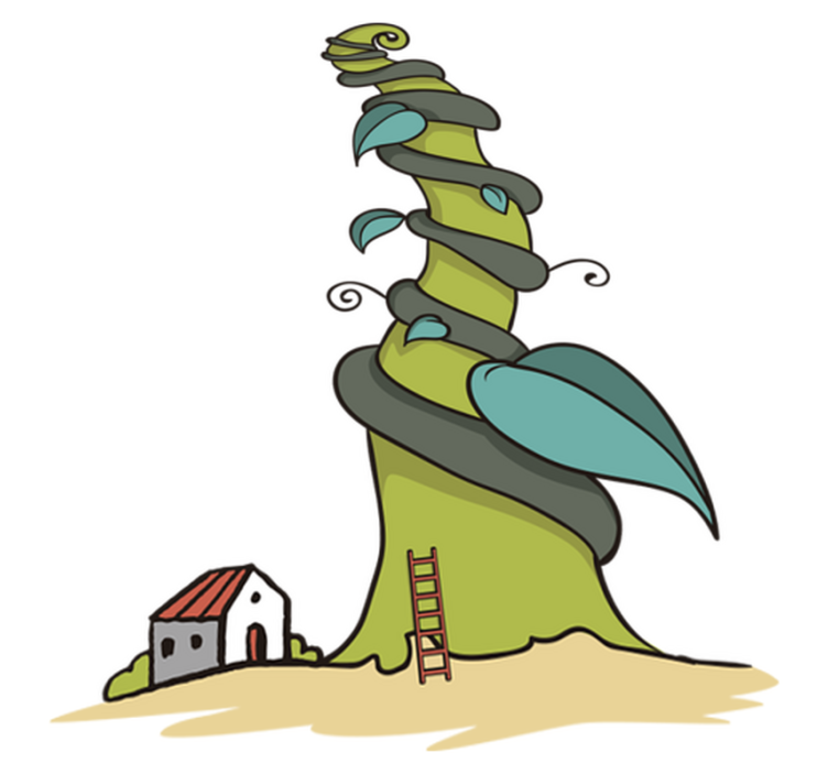 Vinyl teppich kinderzimmer zauberbohnen - TenStickers