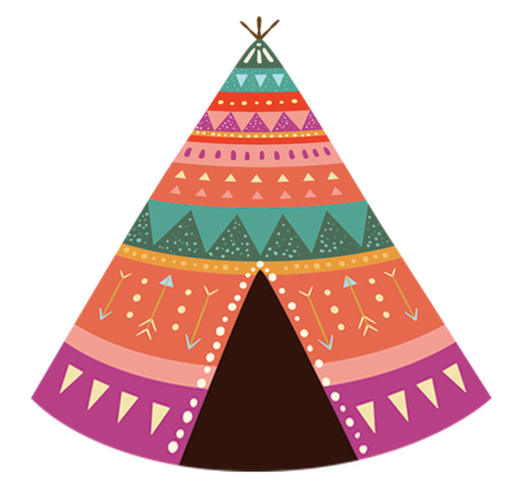 Vinyl teppich kinderzimmer indisches kopfteil - TenStickers