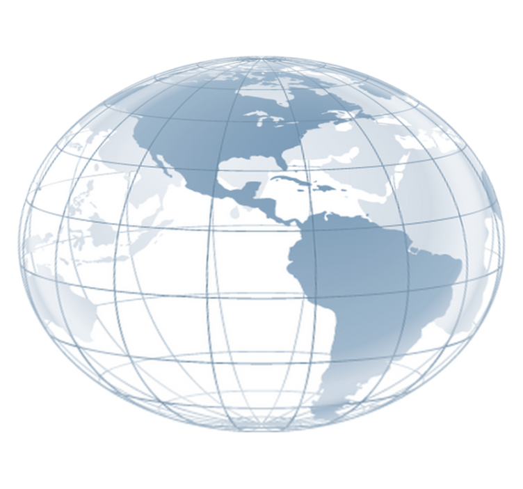 Vinyl teppich schlafzimmer usa karte blau - TenStickers