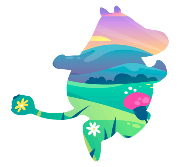 Vinyl teppich kinderzimmer moomin-welt - TenStickers