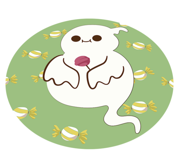 Vinyl teppich kinderzimmer lustiges gespenst - TenStickers