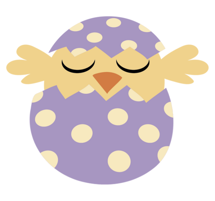 Vinyl teppich kinderzimmer ostervogel - TenStickers