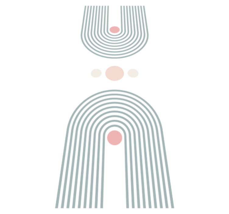 Vinyl teppich bad im abstrakt minimalistischen stil - TenStickers