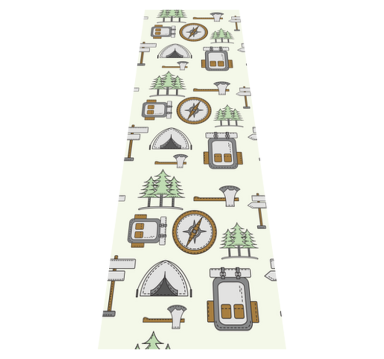 Vinyl teppich schlafzimmer camping zubehör set - TenStickers