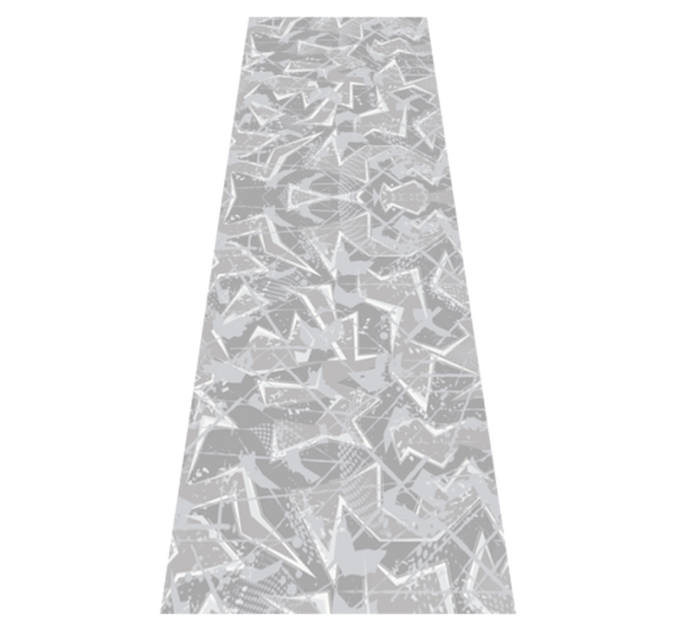 Vinyl teppich schlafzimmer graue 80er jahre grafiken - TenStickers