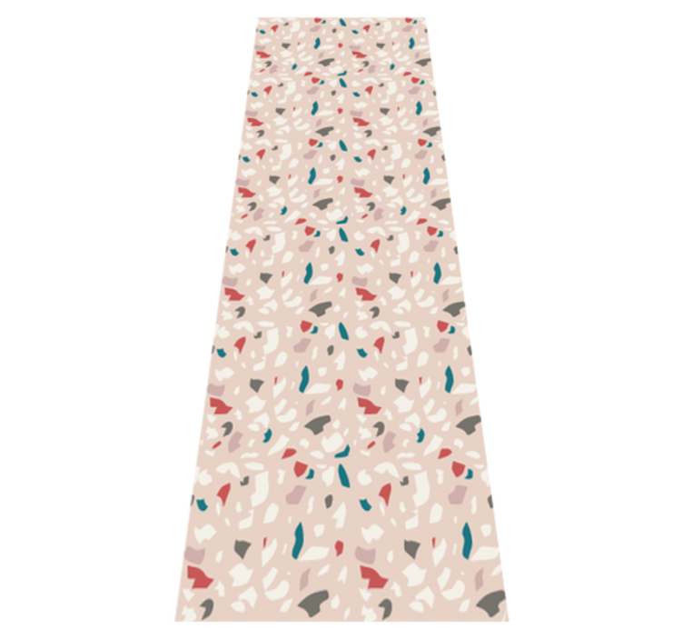 Vinyl teppich schlafzimmer im terrazzo-effekt - TenStickers