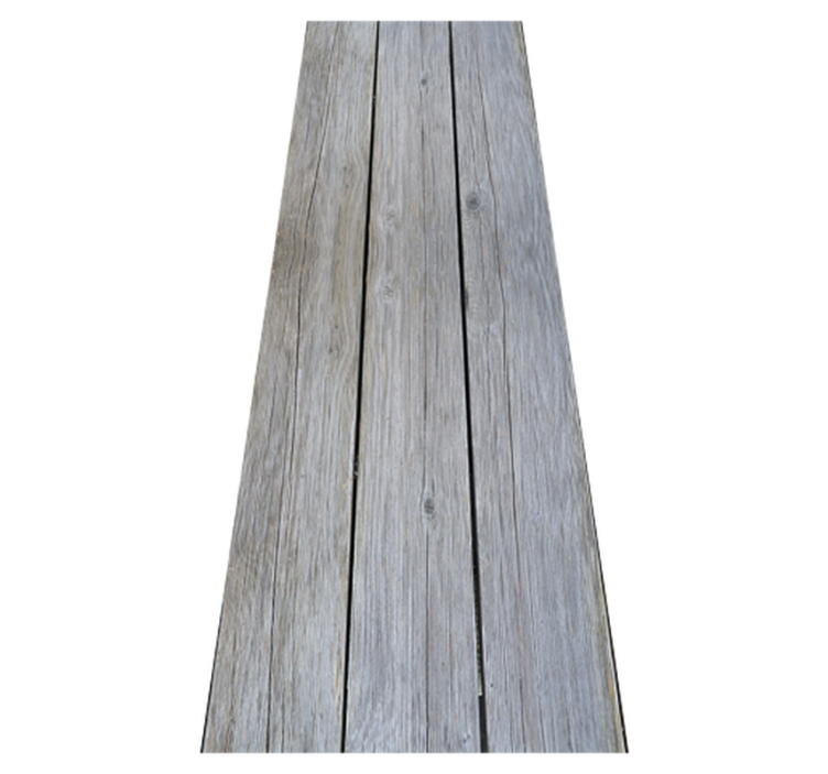 Vinyl teppich schlafzimmer im nordischen stil grau rohholz - TenStickers