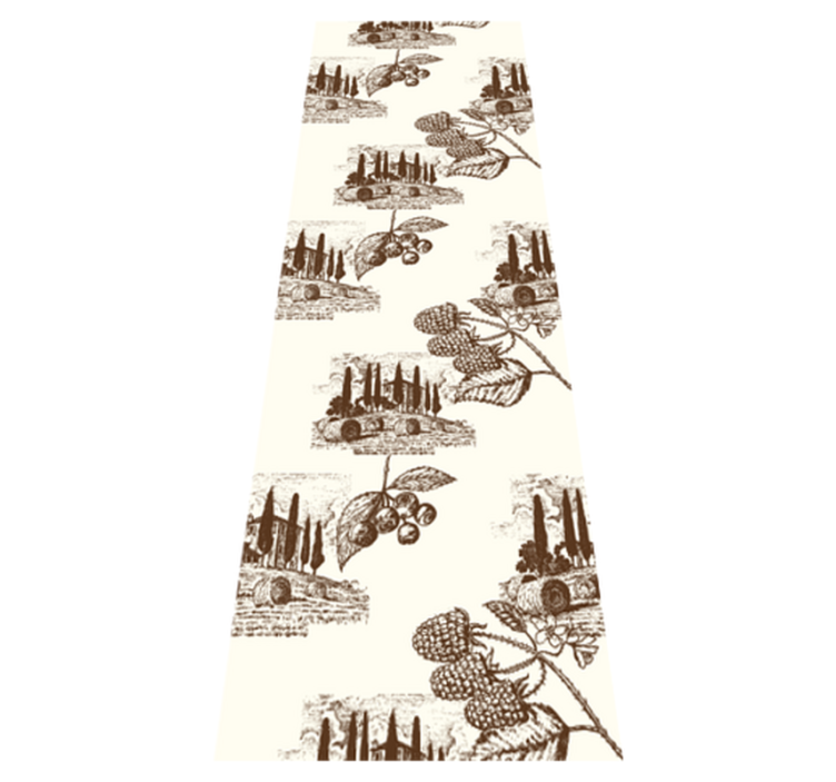 Vinyl teppich schlafzimmer im französischen landhausstil - TenStickers