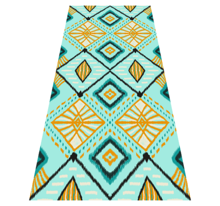 Vinyl teppich schlafzimmer im afrikanischen stil geometrisch - TenStickers