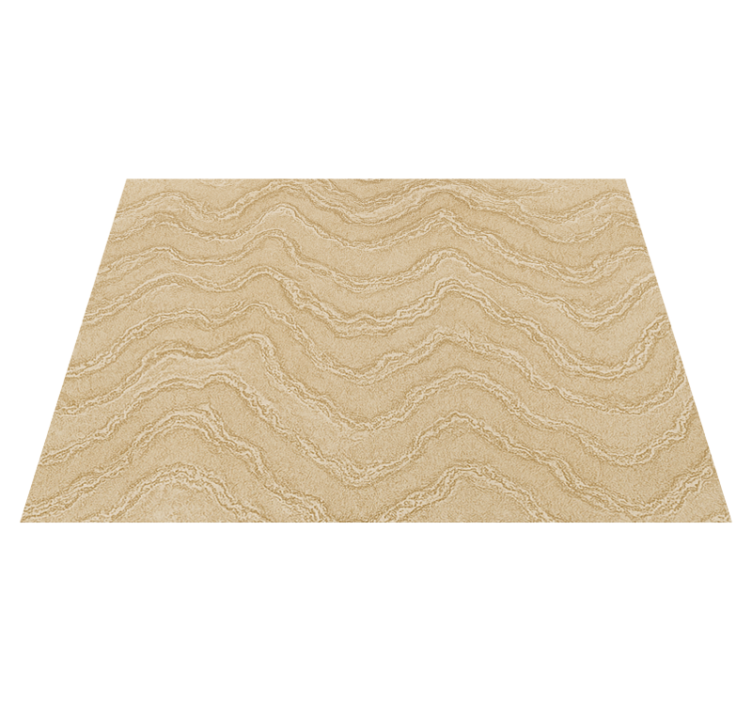 Vinyl teppich schlafzimmer beige und gold marmor-effekt - TenStickers
