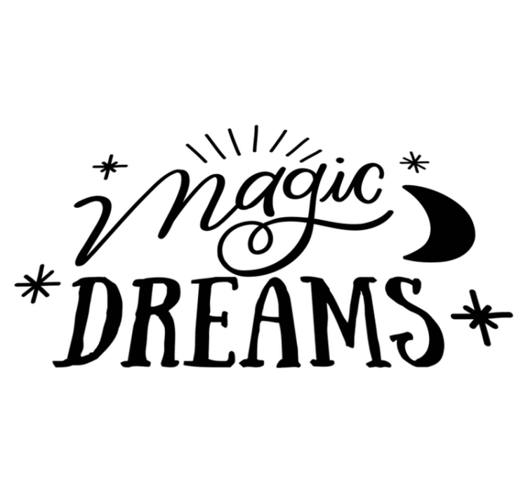 Vinyl teppich schlafzimmer magische träume - TenStickers