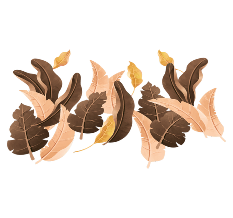 Vinyl teppich schlafzimmer savannah beige pflanzen - TenStickers