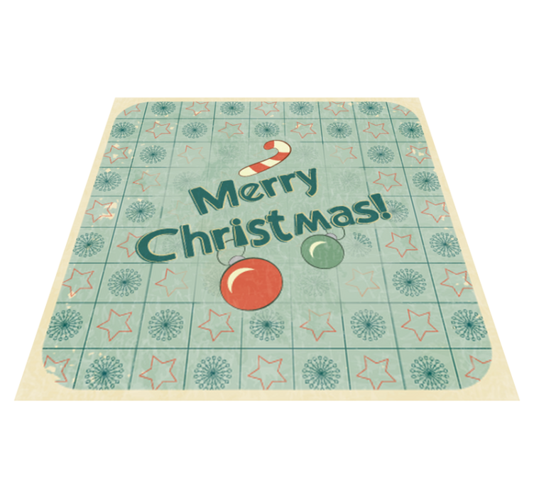 Vinyl teppich schlafzimmer dekoratives merry christmas - TenStickers