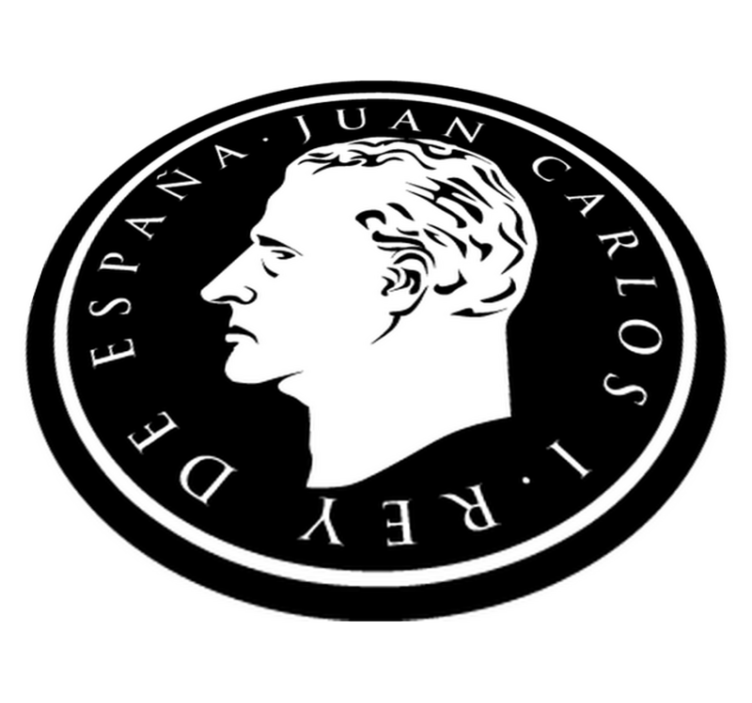 Vinyl teppich schlafzimmer mit aufkleber könig von spanien - TenStickers