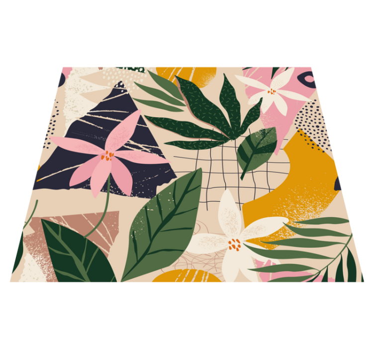 Vinyl teppich schlafzimmer ein garten im zuhause - TenStickers