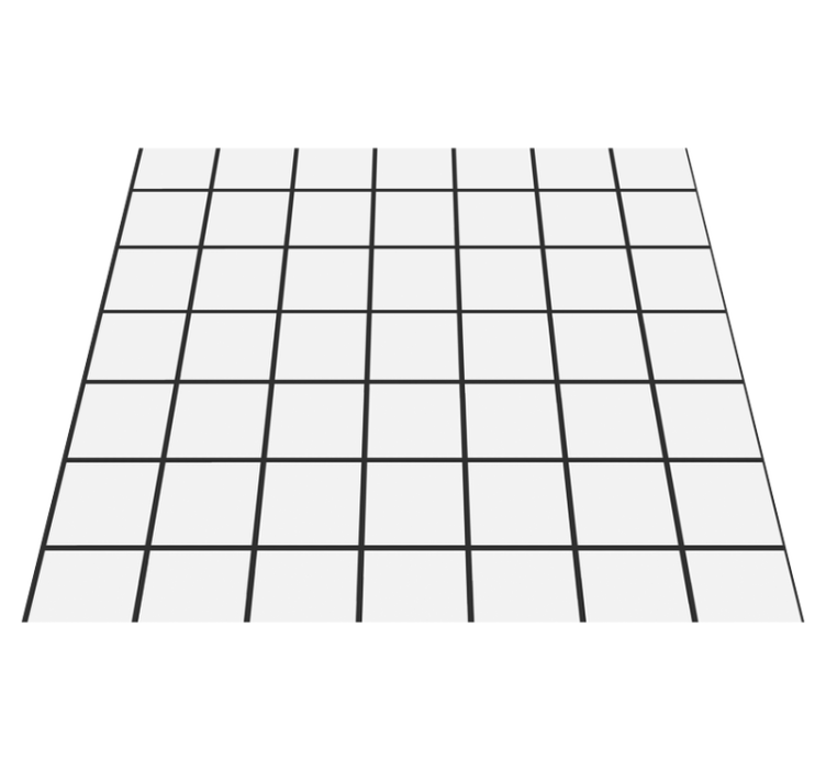 Vinyl teppich schlafzimmer unregelmäßiges schachbrett - TenStickers